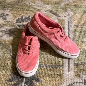 NWOT Polo by Ralph Lauren Pink Corduroy Sneakers